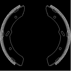 4313.00 REMSA Комплект тормозных колодок