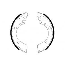 0 986 487 323 BOSCH Комплект тормозных колодок