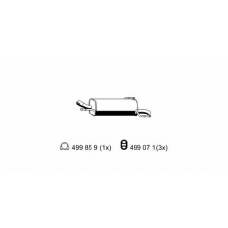 011167 ERNST Глушитель выхлопных газов конечный