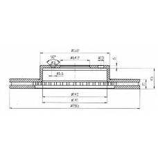 BDC3575 QUINTON HAZELL Тормозной диск