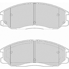 FD7057A NECTO Комплект тормозных колодок, дисковый тормоз