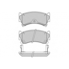12-0826 E.T.F. Комплект тормозных колодок, дисковый тормоз
