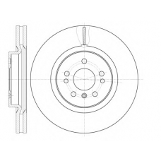 61165 10 KAWE Тормозной диск