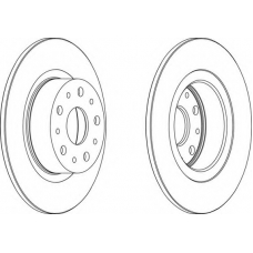 WGR0805-1 WAGNER LOCKHEED Тормозной диск