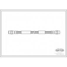 19018652 CORTECO Тормозной шланг