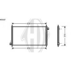 8521711 DIEDERICHS Конденсатор, кондиционер