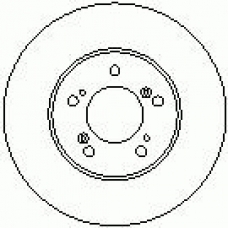 6586 10 KAWE Тормозной диск