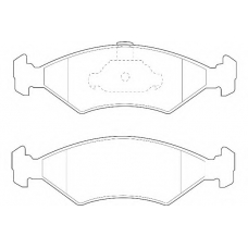 WBP23103A WAGNER LOCKHEED Комплект тормозных колодок, дисковый тормоз