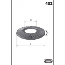 EL3773 MECAFILTER Воздушный фильтр