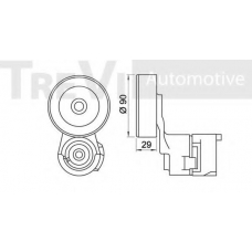 RPK009206 RPK Натяжная планка, поликлиновой ремень