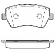 0987.00 REMSA Комплект тормозных колодок, дисковый тормоз