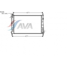 FD2335 GERI Радиатор, охлаждение двигател