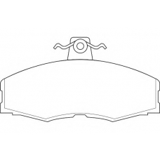 WBP20861A WAGNER LOCKHEED Комплект тормозных колодок, дисковый тормоз