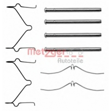 109-1124 METZGER Комплектующие, колодки дискового тормоза