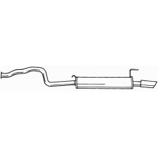 10607 SIGAM Глушитель выхлопных газов конечный