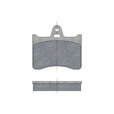 SP 297 SCT Комплект тормозных колодок, дисковый тормоз