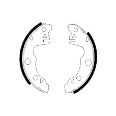 0 986 487 020 BOSCH Комплект тормозных колодок