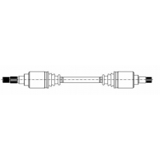 17-0102 METELLI Приводной вал