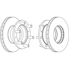 FCR157A FERODO Тормозной диск