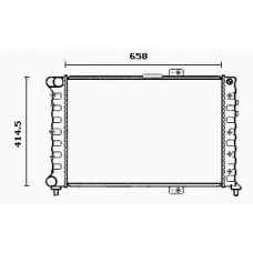 RM0601 EQUAL QUALITY Радиатор, охлаждение двигателя