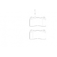 WBP23575A WAGNER LOCKHEED Комплект тормозных колодок, дисковый тормоз