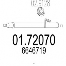 01.72070 MTS Труба выхлопного газа