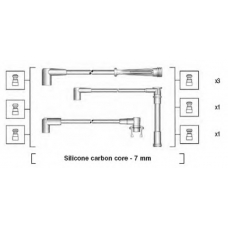 941145280725 MAGNETI MARELLI Комплект проводов зажигания