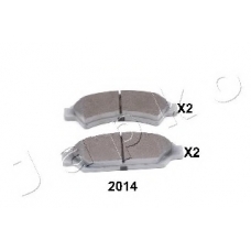 502014 JAPKO Комплект тормозных колодок, дисковый тормоз