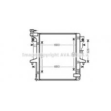 MTA2202 AVA Радиатор, охлаждение двигателя