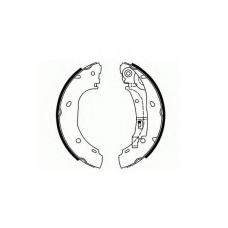 SS 550 SCT Комплект тормозных колодок, стояночная тормозная с