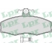 05P234 LPR Комплект тормозных колодок, дисковый тормоз