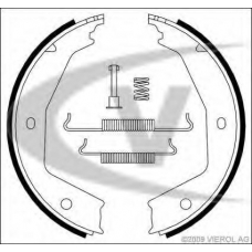 V22-0061 VEMO/VAICO Комплект тормозных колодок, стояночная тормозная с