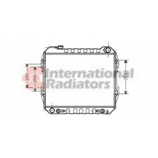 53002165 VAN WEZEL Радиатор, охлаждение двигателя