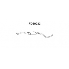 FD30033 VENEPORTE Средний глушитель выхлопных газов