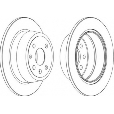 DDF331-1 FERODO Тормозной диск
