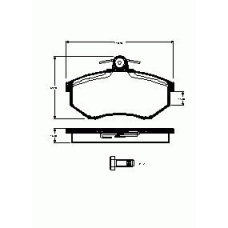 134.10 REMSA 134 10_!колодки дисковые п.\ a