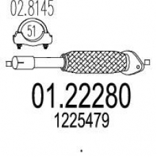 01.22280 MTS Труба выхлопного газа