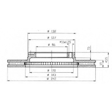 BDC4183 QUINTON HAZELL Тормозной диск
