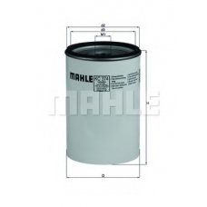 KC 374D MAHLE Топливный фильтр