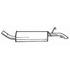 25638 SIGAM Глушитель выхлопных газов конечный