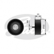 T42077 GATES Паразитный / ведущий ролик, зубчатый ремень