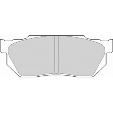 FD902N NECTO Комплект тормозных колодок, дисковый тормоз