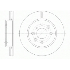 D6523.10 WOKING Тормозной диск