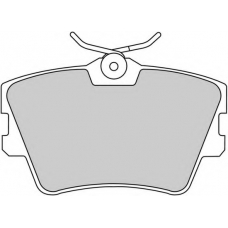 FD6772V NECTO Комплект тормозных колодок, дисковый тормоз