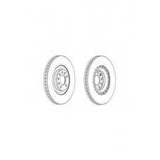 DDF1909C FERODO Тормозной диск