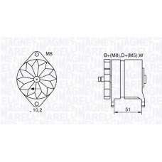 063534882060 MAGNETI MARELLI Генератор