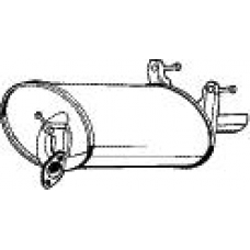 228-427 BOSAL Глушитель выхлопных газов конечный