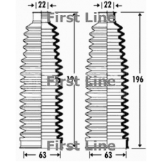 FSG3272 FIRST LINE Пыльник, рулевое управление