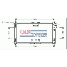 0210301 KUHLER SCHNEIDER Радиатор, охлаждение двигател