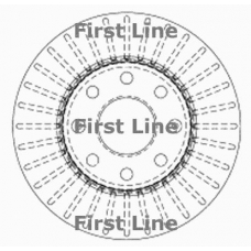 FBD1564 FIRST LINE Тормозной диск